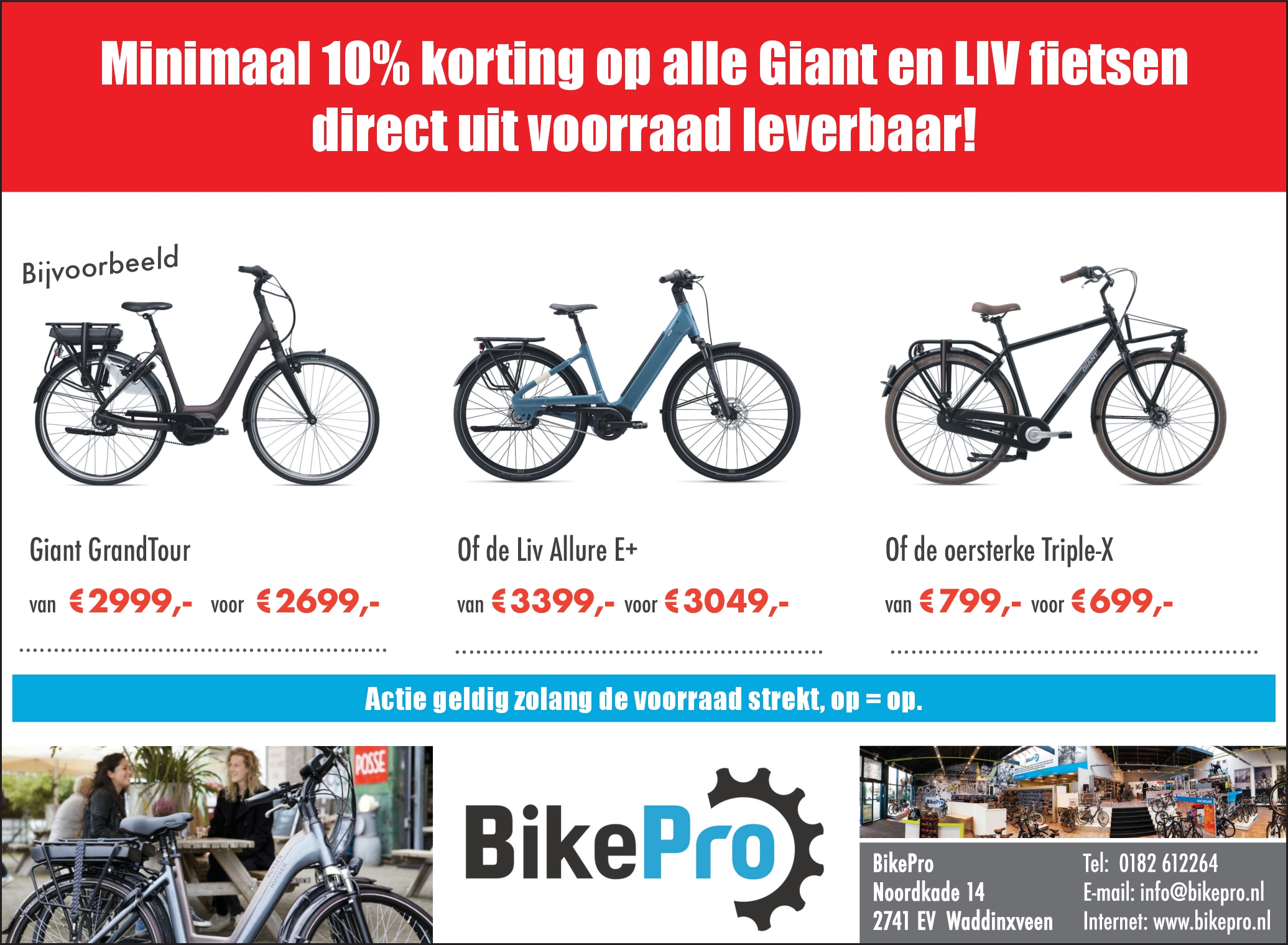 Hoofd Onderdrukking Wissen Minimaal 10% Korting op alle Giant en Liv fietsen uit voorraad! | Bike Pro