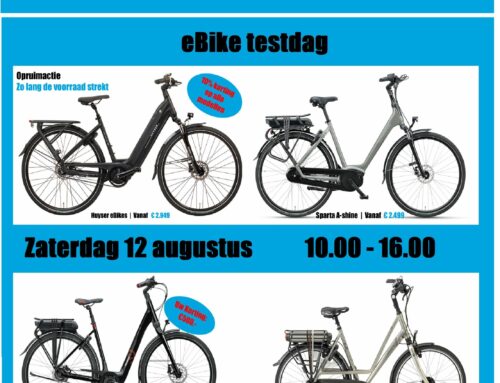 E-Bike Testdag | Zaterdag 12 augustus!