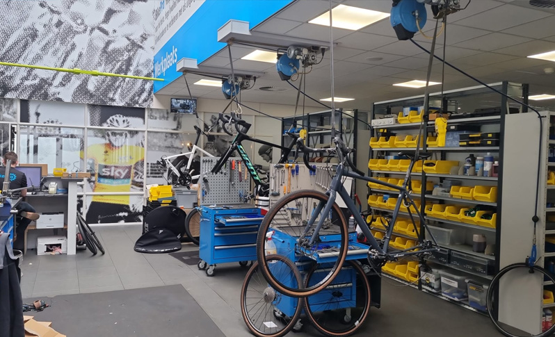 werkplaats Bike-Pro in waddinxveen